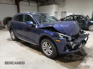 2020 Audi Q5 Premium with VIN WA1ANAFY8L2115490, listed as a Copart auction lot 87094424 with 49,528 mi miles and Salvage Title. Bid and sale history available at carsss.com. Image 4.