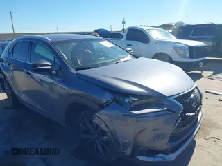 2015 Lexus NX 200t with VIN JTJYARBZ3F2001377, listed as a IAAI auction lot 40848510 with 109,066 mi miles. Bid and sale history available at carsss.com. Image 1.