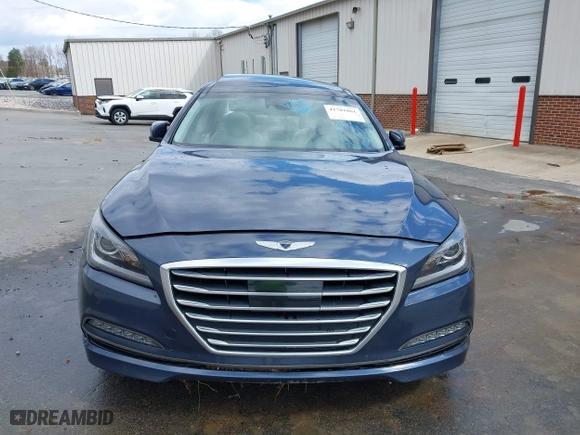 2016 Hyundai Genesis 3.8L with VIN KMHGN4JEXGU106388, listed as a IAAI auction lot 41781861 with 64,285 mi miles. Bid and sale history available at carsss.com. Image 12.
