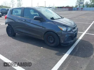 2016 Chevrolet Spark LS with VIN KL8CB6SA6GC594904, listed as a IAAI auction lot 41976781 with 101,804 mi miles. Bid and sale history available at carsss.com. Image 1.