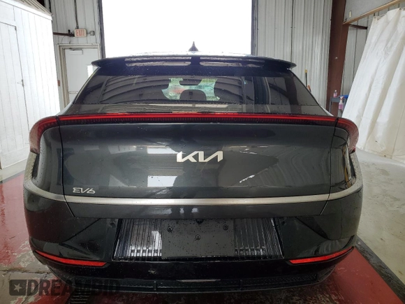 2024 Kia EV6 Wind with VIN KNDC34LA8R5201998, listed as a Copart auction lot 73529424 with 6,327 mi miles and Clean Title. Bid and sale history available at carsss.com. Image 6.