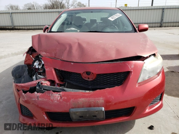 2010 Toyota Corolla with VIN JTDBU4EE7A9122764, listed as a Copart auction lot 49277855 with 75,617 mi miles and Salvage Title. Bid and sale history available at DreamBid. Image 5.
