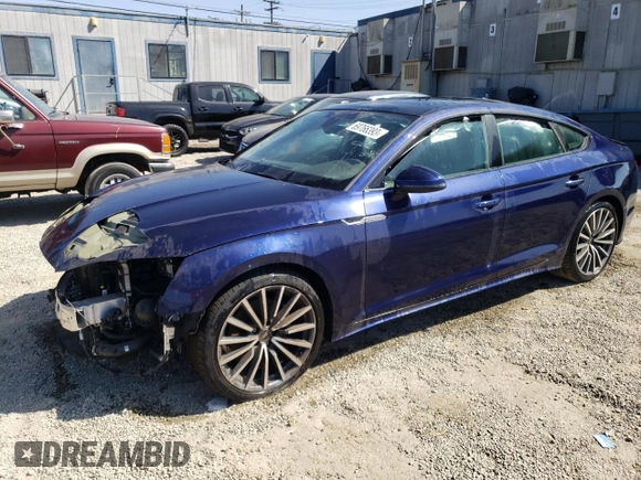 2022 Audi A5 Sportback Premium Plus with VIN WAUCBCF52NA021653, listed as a Copart auction lot 69766393 with 3,992 mi miles. Bid and sale history available at carsss.com. Image 1.