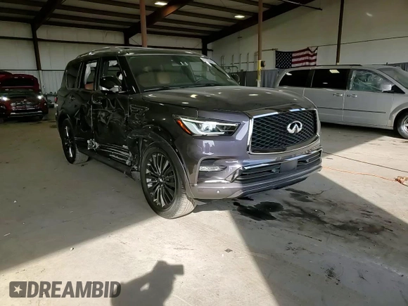 2024 Infiniti QX80 SENSORY with VIN JN8AZ2BC3R9500177, listed as a Copart auction lot 78130404 with 18,016 mi miles and Salvage Title. Bid and sale history available at carsss.com. Image 14.