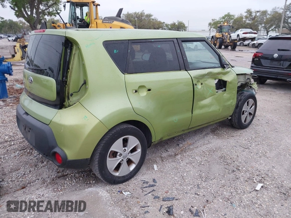 2016 Kia Soul with VIN KNDJN2A23G7872336, listed as a IAAI auction lot 41757220 with 84,726 mi miles. Bid and sale history available at carsss.com. Image 4.