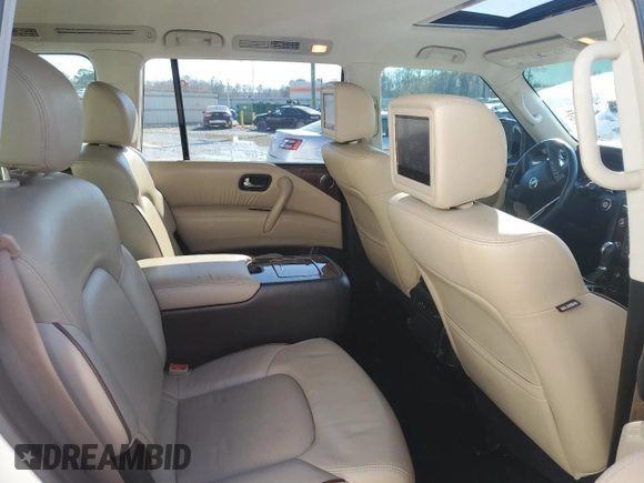 2018 Nissan Armada Platinum with VIN JN8AY2NE1J9731535, listed as a Copart auction lot 88420735 with 116,693 mi miles and Salvage Title. Bid and sale history available at carsss.com. Image 12.