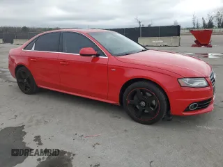 2012 Audi A4 Prestige with VIN WAUKFBFL9CN001639, listed as a Copart auction lot 46303725 with 170,415 mi miles and Salvage Title. Bid and sale history available at carsss.com. Image 4.
