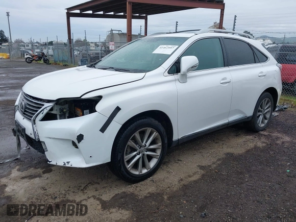 2013 Lexus RX 350 with VIN 2T2ZK1BA9DC114020, listed as a IAAI auction lot 41462097 with 213,284 mi miles and . Bid and sale history available at DreamBid. Image 2.
