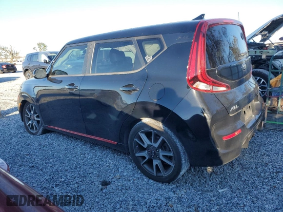 2021 Kia Soul Turbo with VIN KNDJ53AF8M7126629, listed as a Copart auction lot 83827014 with 84,151 mi miles and Salvage Title. Bid and sale history available at DreamBid. Image 2.