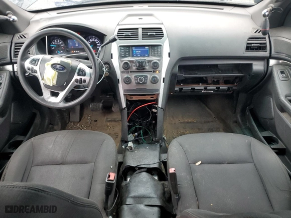 2015 Ford Police Interceptor Utility with VIN 1FM5K8AT3FGB41373, listed as a Copart auction lot 81367234 with 99,996 mi miles and Salvage Title. Bid and sale history available at carsss.com. Image 8.