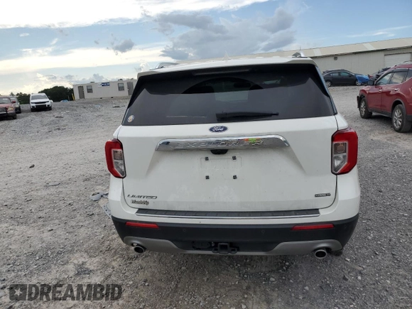 2021 Ford Explorer Limited z VIN 1FM5K8FW6MNA13432, wystawiony jako Copart lot #63597195 z przebiegiem 20 874 mil mil oraz Szkoda całkowita • Salvage title. Historia ofert i sprzedaży dostępna na DreamBid. Obrazek 6.