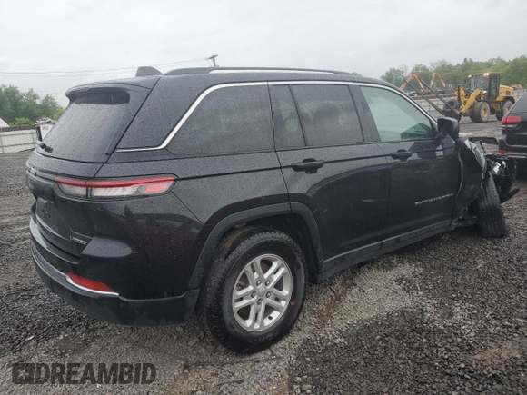 2024 Jeep Grand Cherokee Laredo X with VIN 1C4RJGAG2RC707928, listed as a Copart auction lot 56718855 with 34,126 mi miles and Salvage title. Bid and sale history available at DreamBid. Image 3.