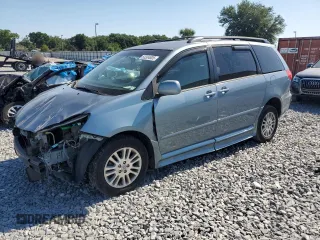 2010 Toyota Sienna XLE with VIN 5TDYK4CC1AS325572, listed as a Copart auction lot 53334805 with 100,426 mi miles and Salvage Title. Bid and sale history available at carsss.com. Image 1.