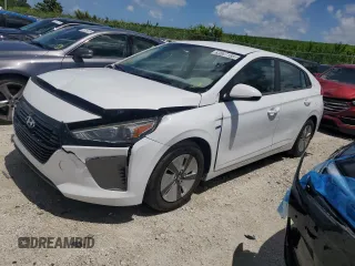 2019 Hyundai Ioniq Blue with VIN KMHC65LCXKU109801, listed as a Copart auction lot 63087185 with 99,850 mi miles and Salvage title. Bid and sale history available at DreamBid. Image 1.