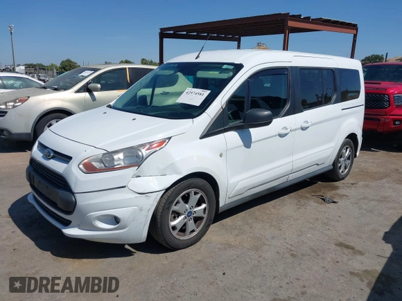 2014 Ford Transit Connect XLT z VIN NM0GE9F73E1142883, wystawiony jako IAAI lot #42574581 z przebiegiem 180 512 mil mil oraz . Historia ofert i sprzedaży dostępna na DreamBid. Obrazek 2.