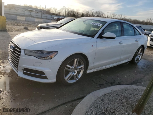 2016 Audi A6 3.0T Premium Plus with VIN WAUFGAFC0GN011250, listed as a Copart auction lot 43823425 with 110,322 mi miles and Salvage Title. Bid and sale history available at carsss.com. Image 1.