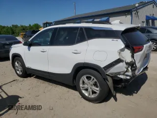 2019 GMC Terrain SLE with VIN 3GKALMEV0KL257452, listed as a Copart auction lot 53552855 with 32,464 mi miles and Salvage Title. Bid and sale history available at carsss.com. Image 2.