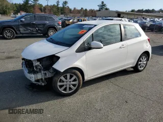2015 Toyota Yaris L with VIN VNKJTUD3XFA016045, listed as a Copart auction lot 52599155 with 0 mi miles and Salvage Title. Bid and sale history available at carsss.com. Image 1.