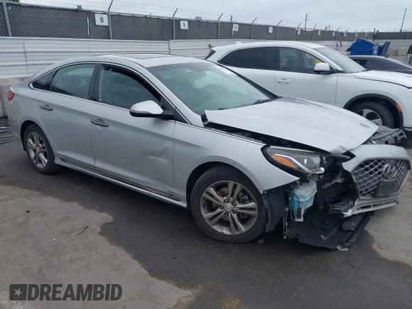 2019 Hyundai Sonata SEL with VIN 5NPE34AF1KH805776, listed as a IAAI auction lot 41877864 with Not Provided miles and . Bid and sale history available at DreamBid. Image 1.