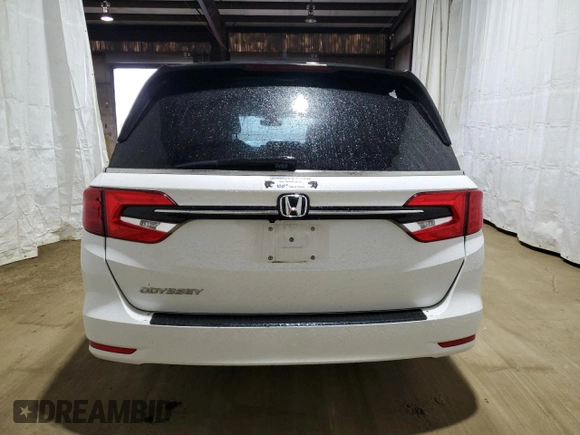 2021 Honda Odyssey EX-L with VIN 5FNRL6H75MB036857, listed as a Copart auction lot 47466245 with Not Provided miles and Salvage Title. Bid and sale history available at DreamBid. Image 6.