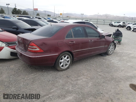 2003 Mercedes-Benz C 230/260/280/320 with VIN WDBRF64J83E011460, listed as a Copart auction lot 41896475 with 144,688 mi miles and Non Repairable. Bid and sale history available at DreamBid. Image 3.