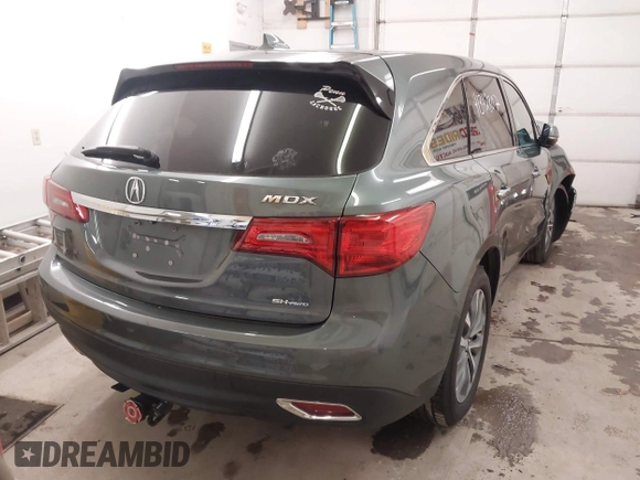 2015 Acura MDX Tech Pkg with VIN 5FRYD4H43FB015168, listed as a IAAI auction lot 41342807 with 85,366 mi miles. Bid and sale history available at carsss.com. Image 4.