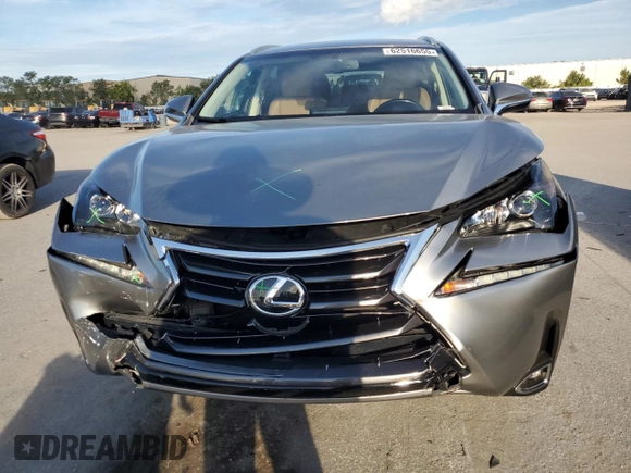 2017 Lexus NX 200t z VIN JTJYARBZ3H2054602, wystawiony jako Copart lot #62516655 z przebiegiem 62 513 mil mil oraz Szkoda całkowita • Salvage title. Historia ofert i sprzedaży dostępna na DreamBid. Obrazek 5.