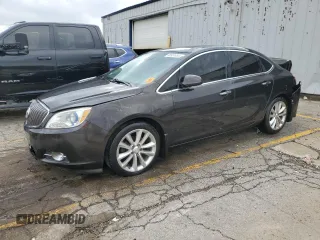 2014 Buick Verano Leather Group with VIN 1G4PS5SK0E4214034, listed as a Copart auction lot 80951454 with 0 mi miles and Salvage Title. Bid and sale history available at carsss.com. Image 1.