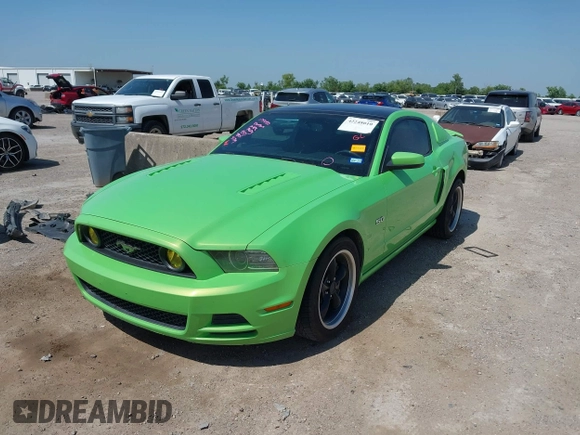 2013 Ford Mustang GT with VIN 1ZVBP8CF9D5261944, listed as a IAAI auction lot 42248010 with 96,633 mi miles and . Bid and sale history available at DreamBid. Image 2.