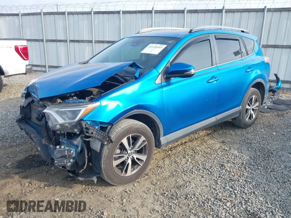 2018 Toyota RAV4 XLE with VIN JTMWFREV3JJ725847, listed as a IAAI auction lot 42110555 with 84,503 mi miles and . Bid and sale history available at DreamBid. Image 2.