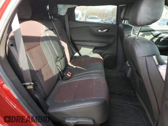2021 Chevrolet Blazer RS with VIN 3GNKBKRS8MS554301, listed as a Copart auction lot 51752175 with 60,475 mi miles and Salvage title. Bid and sale history available at DreamBid. Image 12.