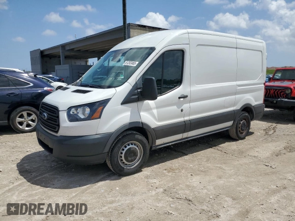2019 Ford Transit with VIN 1FTYE1CM3KKB83796, listed as a Copart auction lot 54079855 with 76,721 mi miles and Salvage Title. Bid and sale history available at DreamBid. Image 1.