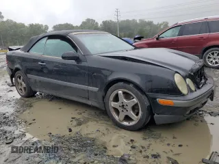 1999 Mercedes-Benz CLK 320/430 with VIN WDBLK65G2XT010875, listed as a Copart auction lot 72654434 with 193,291 mi miles and Salvage Title. Bid and sale history available at DreamBid. Image 4.