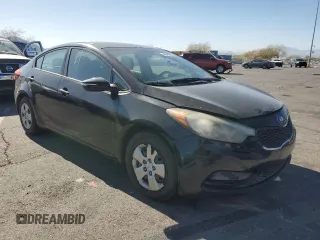 2015 Kia Forte LX with VIN KNAFK4A61F5426741, listed as a Copart auction lot 44548525 with 154,265 mi miles and Salvage Title. Bid and sale history available at carsss.com. Image 4.