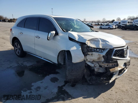 2018 Acura MDX with VIN 5J8YD3H35JL002030, listed as a Copart auction lot 43876915 with Not provided miles and Salvage title. Bid and sale history available at DreamBid. Image 4.