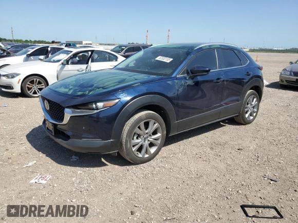 2022 Mazda CX-30 2.5 S Preferred Package with VIN 3MVDMBCL8NM457925, listed as a Copart auction lot 52000155 with 16,860 mi miles and Clean Title. Bid and sale history available at carsss.com. Image 1.