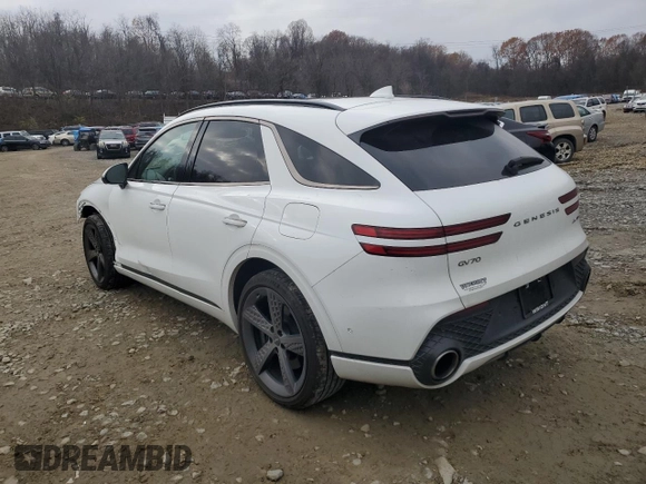 2024 Genesis GV70 Sport z VIN 5NMMCDTC8RH001495, wystawiony jako Copart lot #80622004 z przebiegiem 42 202 mil mil oraz Szkoda całkowita • Salvage title. Historia ofert i sprzedaży dostępna na DreamBid. Obrazek 2.