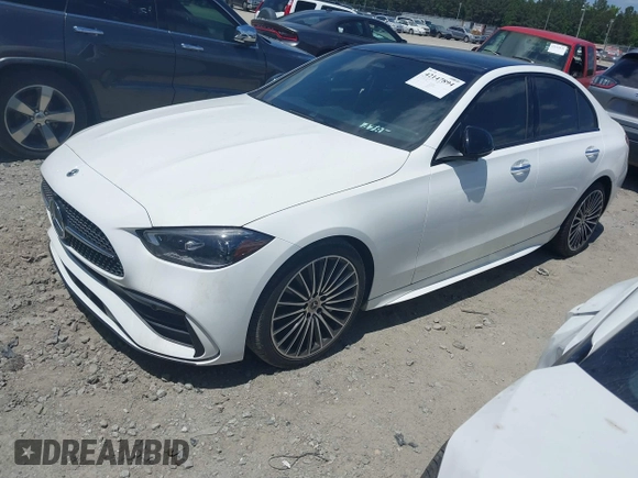 2023 Mercedes-Benz C 300 with VIN W1KAF4GB9PR090892, listed as a IAAI auction lot 42147894 with 48,792 mi miles and . Bid and sale history available at DreamBid. Image 2.