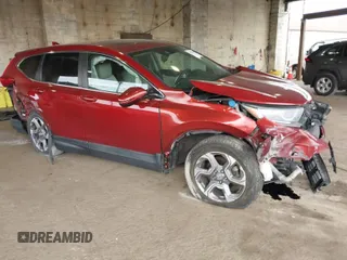 2017 Honda CR-V EX-L with VIN 2HKRW2H86HH619633, listed as a IAAI auction lot 41802664 with 92,555 mi miles. Bid and sale history available at carsss.com. Image 1.