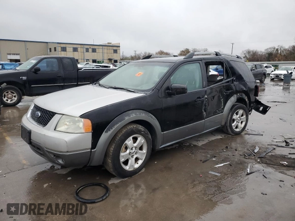 2005 Ford Freestyle SEL with VIN 1FMZK02125GA24706, listed as a Copart auction lot 83833424 with 0 mi miles and Salvage Title. Bid and sale history available at carsss.com. Image 1.