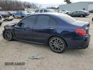 2020 Mercedes-Benz C 43 AMG with VIN W1KWF6EB3LR594563, listed as a Copart auction lot 88457735 with 67,092 mi miles and Salvage Title. Bid and sale history available at carsss.com. Image 2.