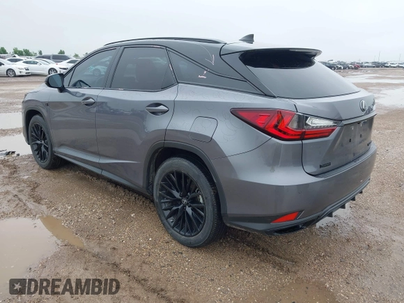 2022 Lexus RX 350 F Sport with VIN 2T2YZMDA8NC339715, listed as a IAAI auction lot 42156138 with 41,640 mi miles and . Bid and sale history available at DreamBid. Image 3.