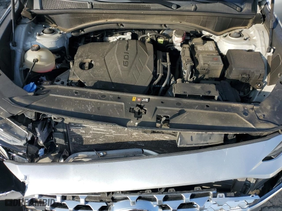 2021 Hyundai Santa Fe SEL with VIN 5NMS34AJ5MH321004, listed as a Copart auction lot 45740535 with 43,519 mi miles and Salvage Title. Bid and sale history available at carsss.com. Image 12.