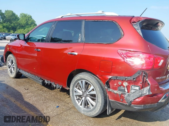 2017 Nissan Pathfinder Platinum z VIN 5N1DR2MNXHC645902, wystawiony jako IAAI lot #42396546 z przebiegiem 123 608 mil mil oraz . Historia ofert i sprzedaży dostępna na DreamBid. Obrazek 6.