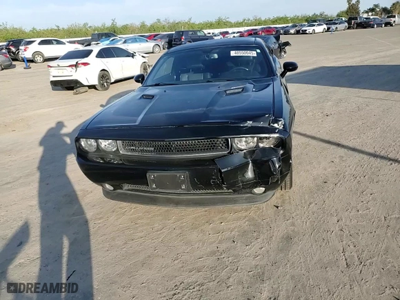 2012 Dodge Challenger SXT Plus with VIN 2C3CDYAG7CH217397, listed as a Copart auction lot 48550045 with 108,025 mi miles and Salvage Title. Bid and sale history available at carsss.com. Image 10.