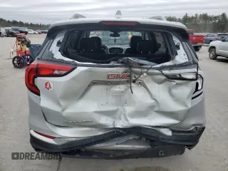 2020 GMC Terrain SLT with VIN 3GKALPEV3LL123327, listed as a Copart auction lot 85270414 with 111,640 mi miles and Salvage Title. Bid and sale history available at DreamBid. Image 6.