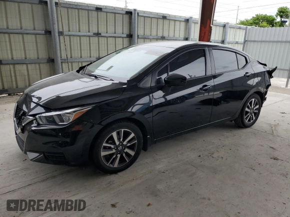 2022 Nissan Versa SV z VIN 3N1CN8EVXNL827454, wystawiony jako Copart lot #59693745 z przebiegiem 50 467 mil mil oraz Nie do naprawy • Non repairable. Historia ofert i sprzedaży dostępna na DreamBid. Obrazek 1.
