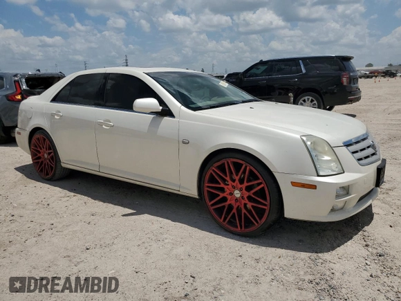 2005 Cadillac STS with VIN 1G6DW677550154672, listed as a Copart auction lot 61236154 with 90,205 mi miles and Clean Title. Bid and sale history available at DreamBid. Image 4.