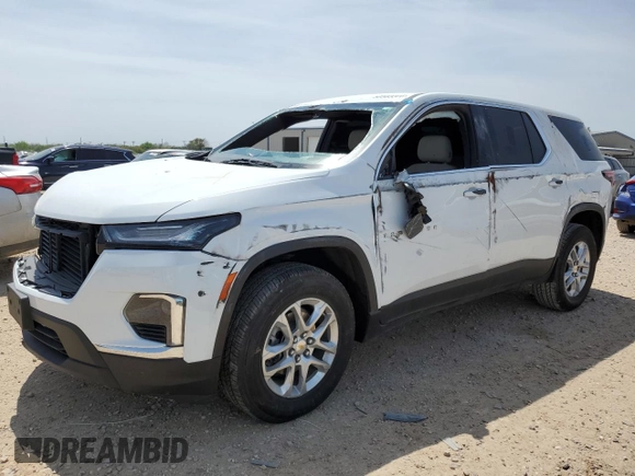 2023 Chevrolet Traverse LS with VIN 1GNERLKW7PJ272541, listed as a Copart auction lot 50503305 with 12,234 mi miles and Clean Title. Bid and sale history available at carsss.com. Image 1.