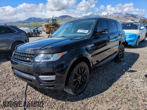 2014 Land Rover Range Rover Sport Supercharged with VIN SALWR2EFXEA305329, listed as a Copart auction lot 54799665 with 98,958 mi miles and Salvage title. Bid and sale history available at DreamBid. Image 1.